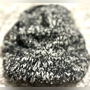 ‼️RARE‼️🎸Scala🎸🔥NWT🔥Knit Brim Hat in Black/White